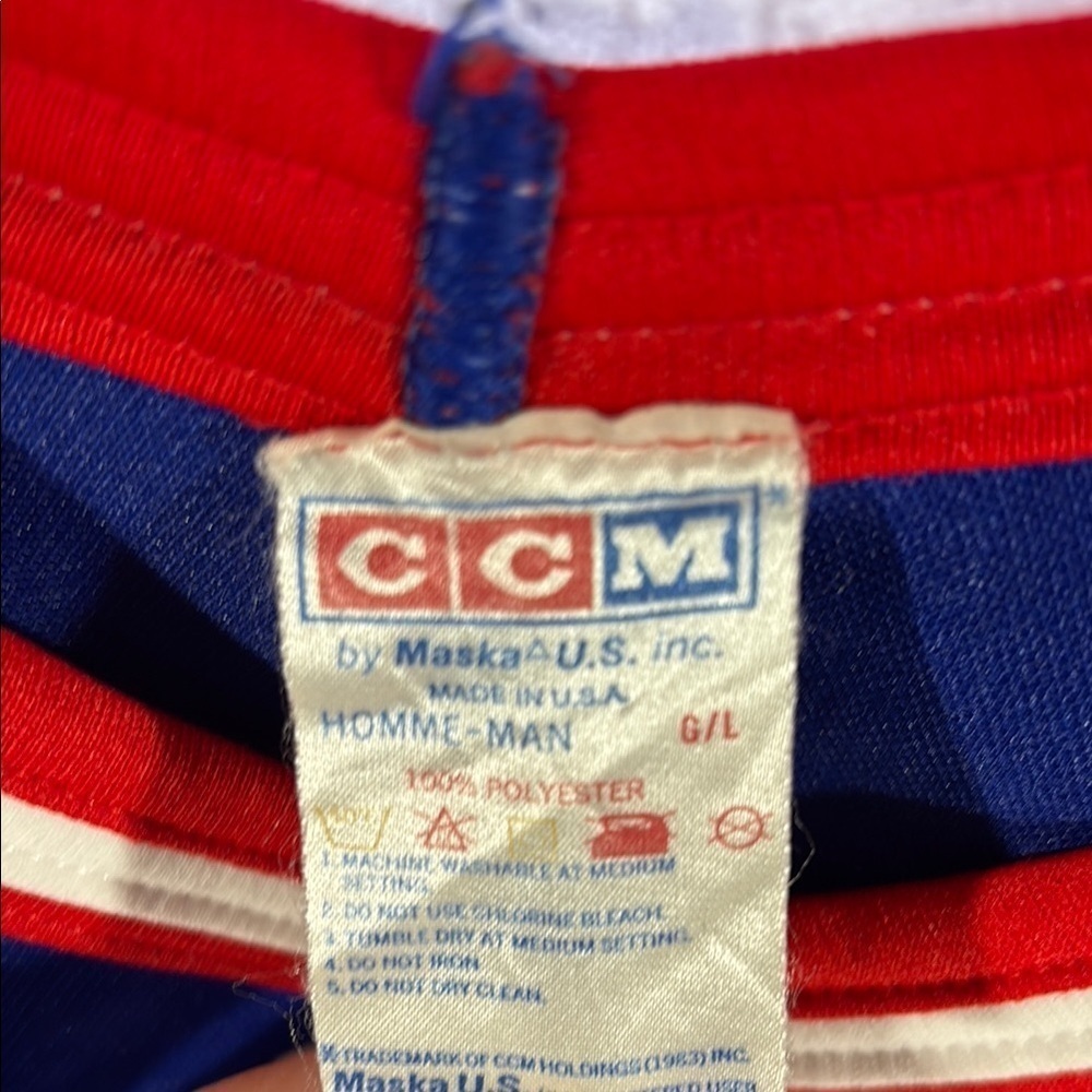 1980’s Vintage New York Rangers Jersey - Picture 2 of 8